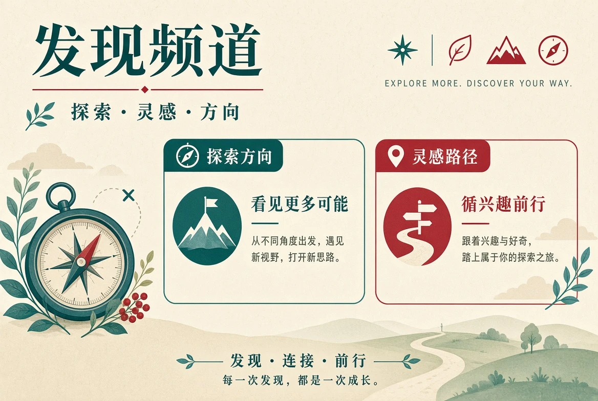 发现频道栏目资讯主题视觉